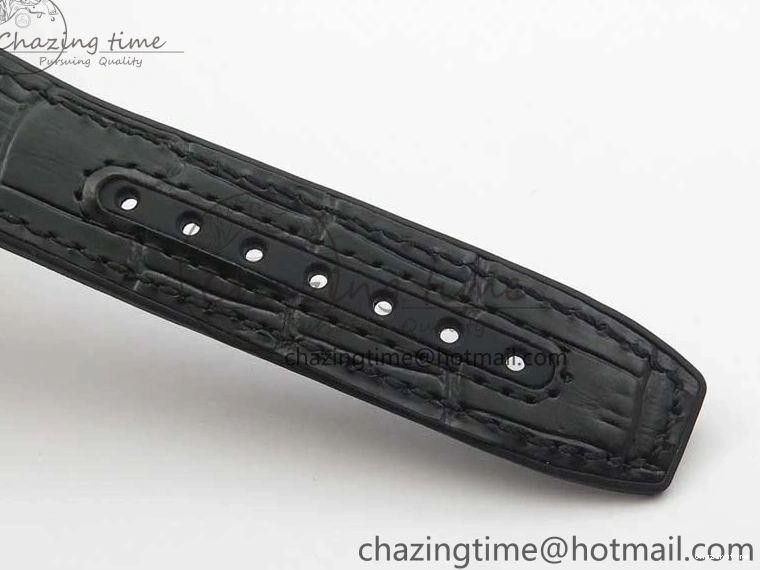 0318 HighQuality Constellation 131.33.41.21.03.001 YG TW Best Edition Black Dial On Gummy Strap A 7871